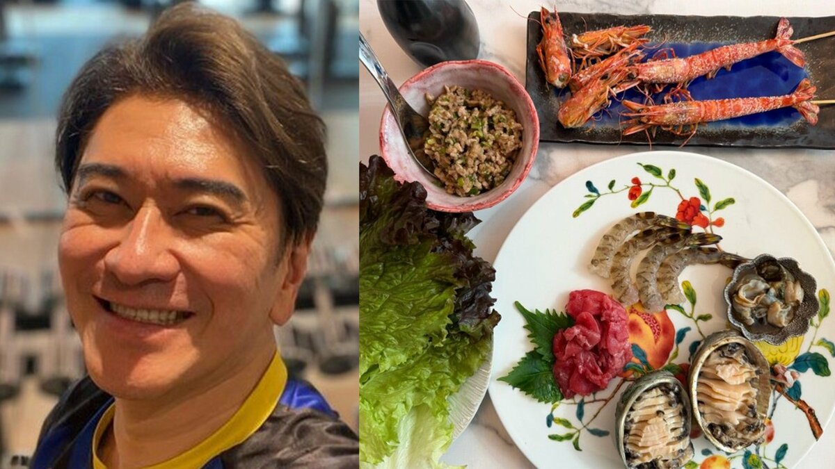 【 川﨑麻世 】　「まるで海鮮の宝箱」豊洲から届いた魚介類に大喜び 　愛妻が作る「ヘルシーで豪華すぎる晩御飯」に舌鼓