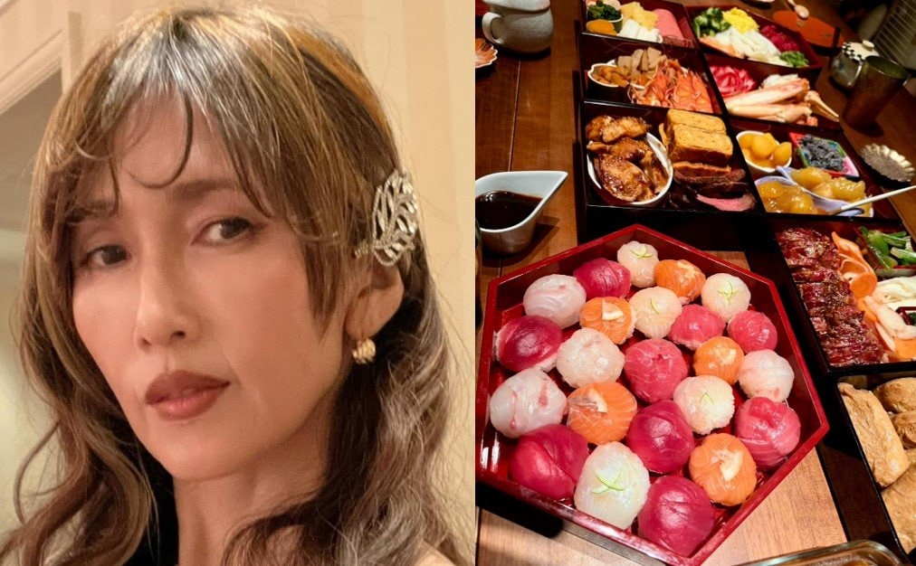 【 工藤静香 】 「これからも、自分の心に正直に向き合い、目標を大切にしながら歩んでいけますように」 豪華おせち料理と共に 心境を綴る