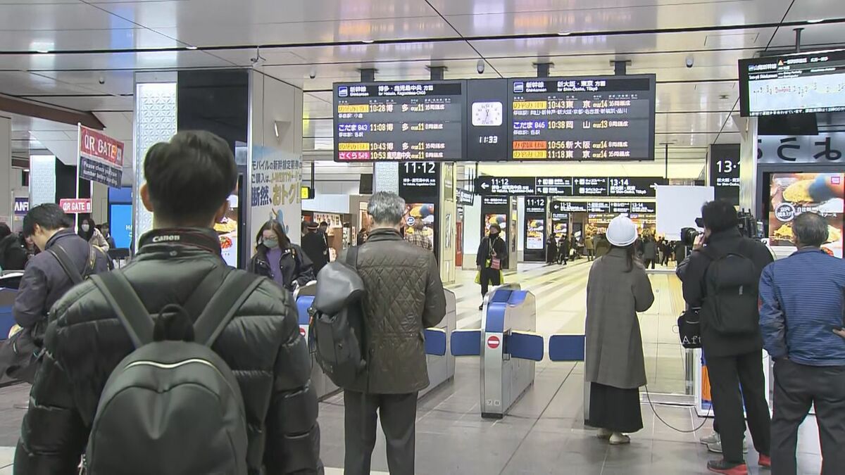 【速報】山陽新幹線　全線で運転再開