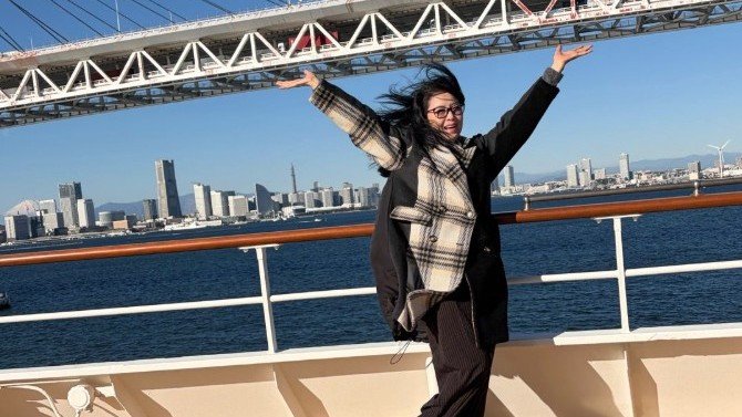 【 藤あや子 】初仕事〝にっぽん丸〟クルーズ上演に感謝　明日から市川由紀乃と共演の名古屋へ