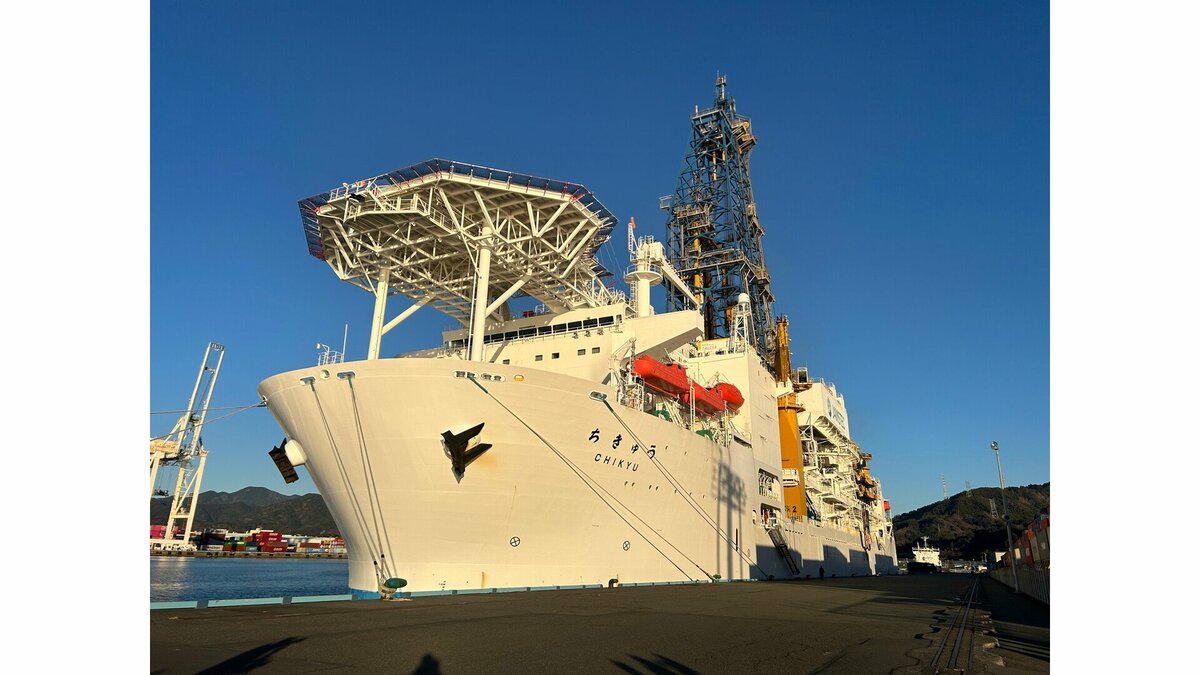 【速報】国内レアアース獲得へ 探査船「ちきゅう」が出航　海底からのレアアース泥採鉱試験　世界初の試み