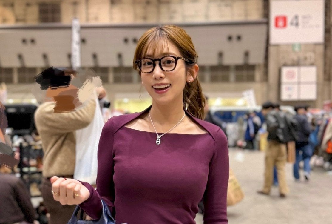 【 中川安奈 】 初めての古着フェスで歓喜 「会場がひろーくてお洋服たくさんで目が忙し楽しかったです」