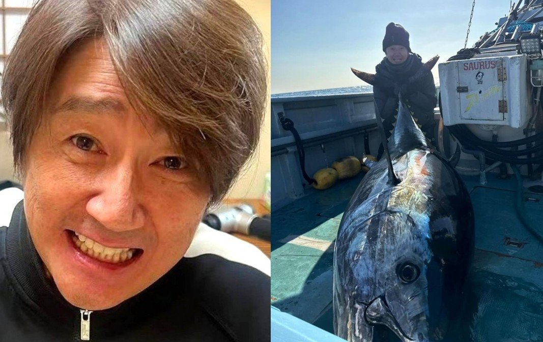 【 近藤真彦 】　大物「クロマグロ」釣り上げ笑顔　「松方さんにも見せたかった」と感激　2026年初釣り1投目で「まさか」