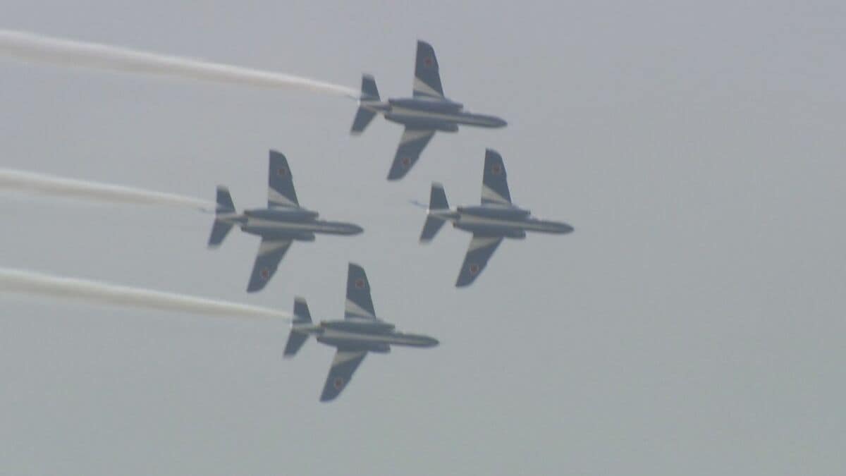 ブルーインパルスとブラックイーグルスが初の部隊間交流　今月28日に那覇基地で