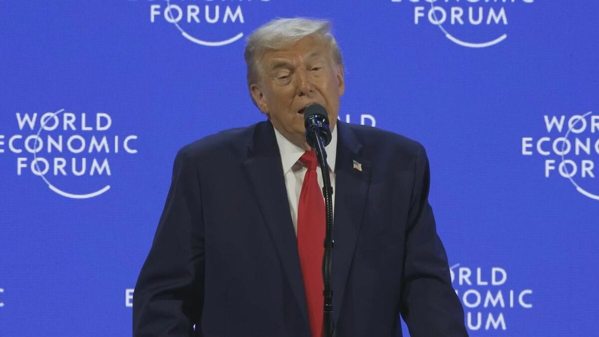 トランプ大統領がダボス会議で演説 「欧州は正しい方向に進んでいない」