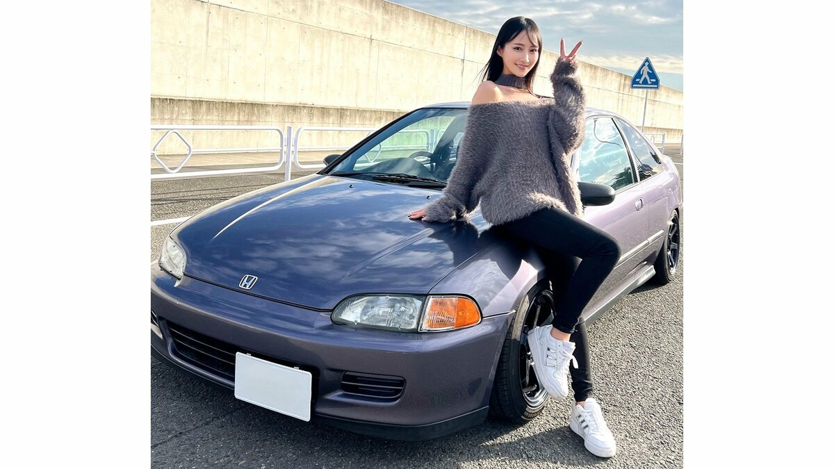 【 川瀬もえ 】　「愛車が返ってきたぞーーーー」「シビックEJ1」の復活を報告　こだわりのエンジンルームも公開