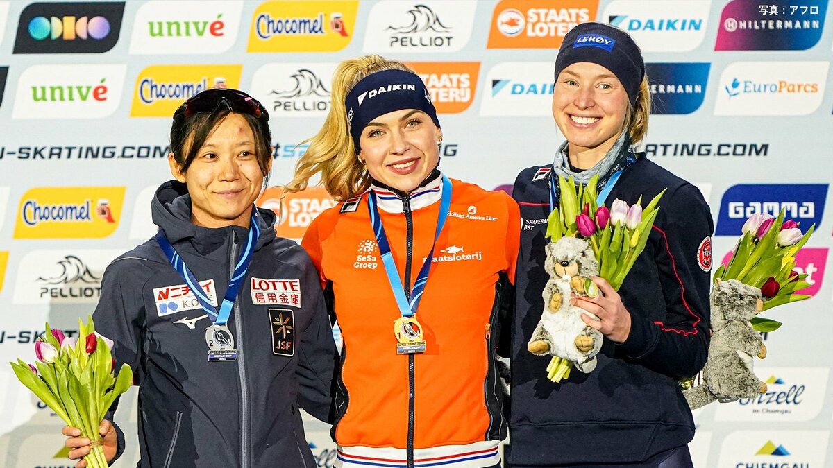 髙木美帆が1500mで2位　種目別で5季連続6度目の総合優勝でミラノ・コルティナ五輪へ【スピードスケート】