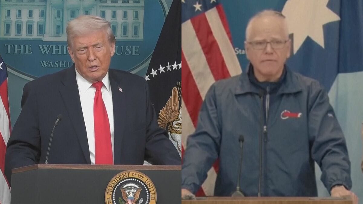 トランプ政権　ミネソタ州知事との緊張緩和に転換　強硬な移民政策は堅持の姿勢