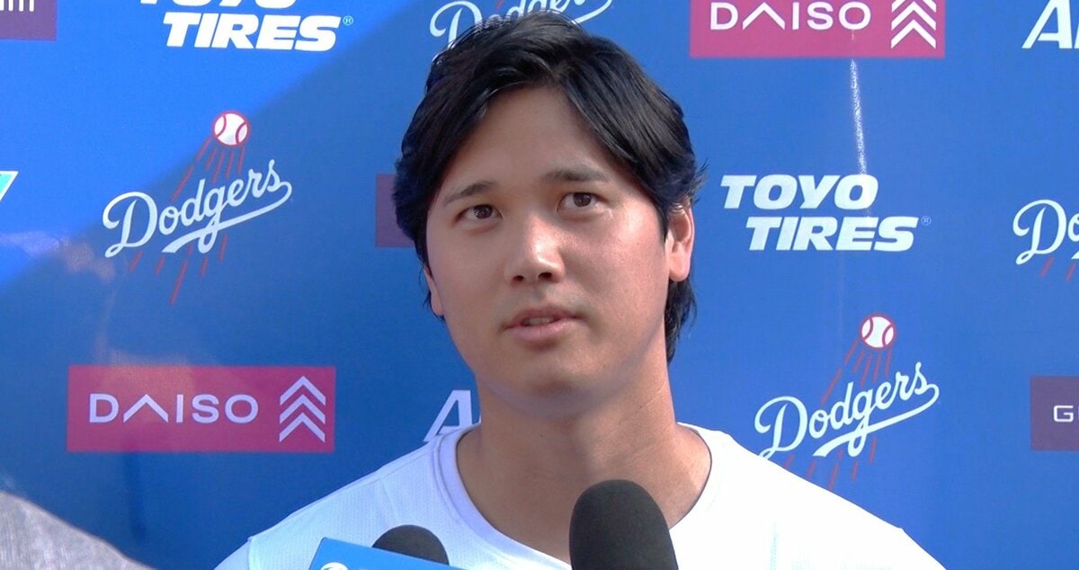 大谷翔平、WBC二刀流は「球団とコミュニケーション」と明言避ける...ロバーツ監督は「彼は投げない」