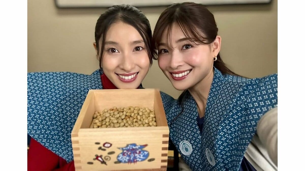 【 土屋太鳳 】　31歳の誕生日に豊川稲荷の節分会に参加　裃姿で姉・炎伽と姉妹ショット公開　『31』という数字に「何かが始まる数字のような気がして」