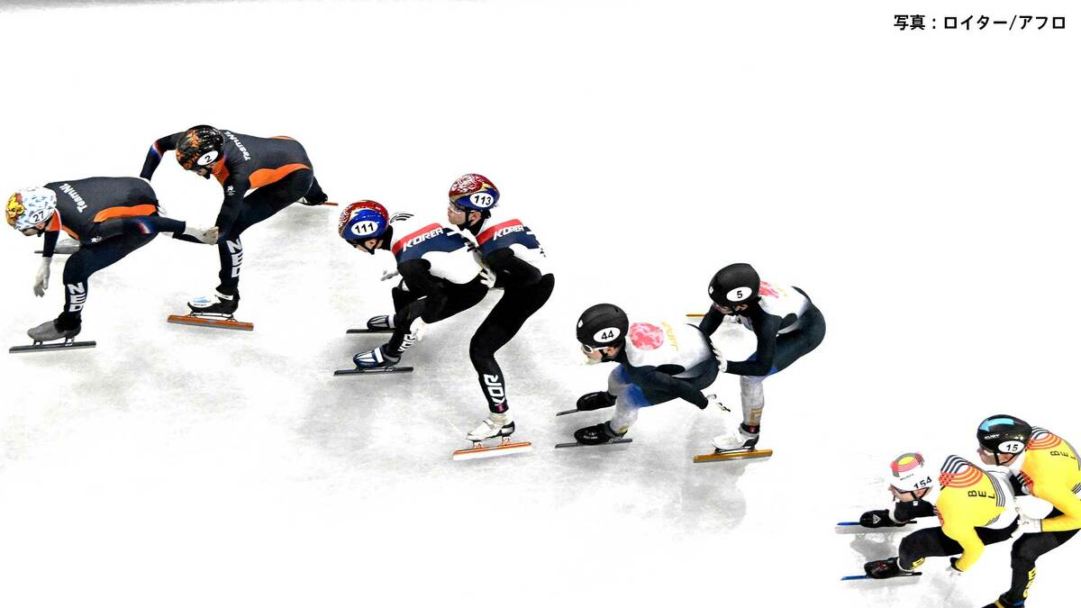 ショートトラック男子5000mリレー 宮田「ちょっともったいない」アンカー勝負まで食らいつくも決勝進出ならず…【ミラノ五輪】