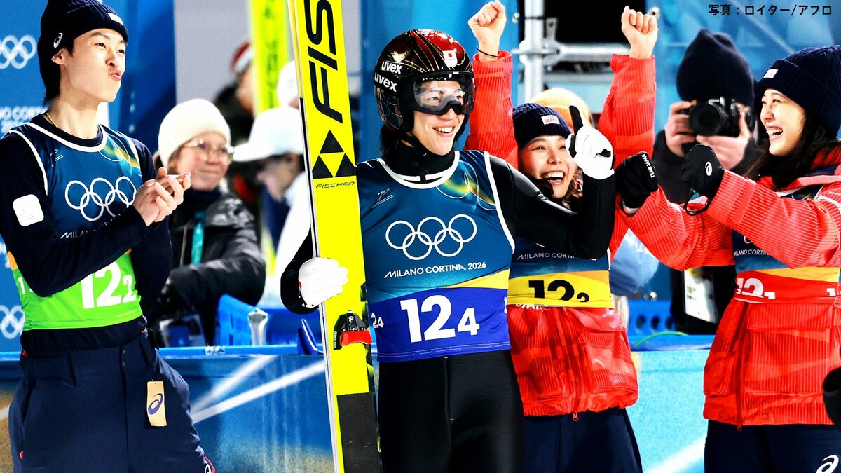 ジャンプ混合団体で日本が銅メダル ！ 髙梨沙羅「周りの人たちの支えがあって」失意の涙から4年越しのリベンジ【ミラノ五輪】