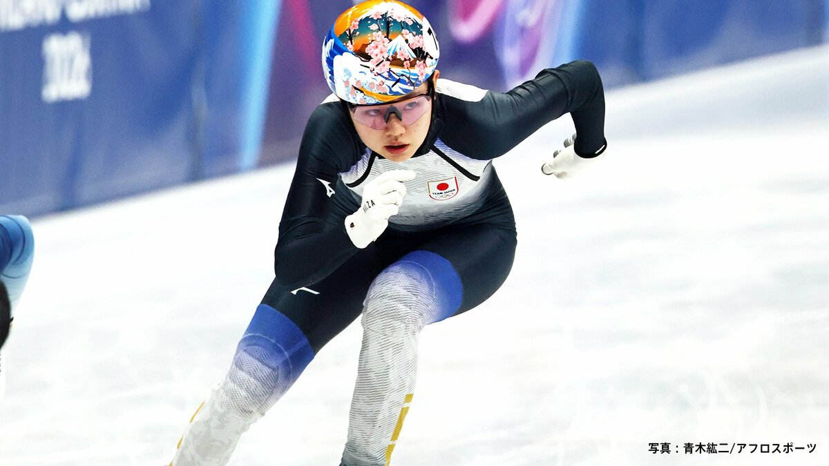 ショートトラック・初出場の⾦井莉佳は女子500mで自己ベストも準々決勝敗退「最後まで諦めずに滑れた」【ミラノ五輪】