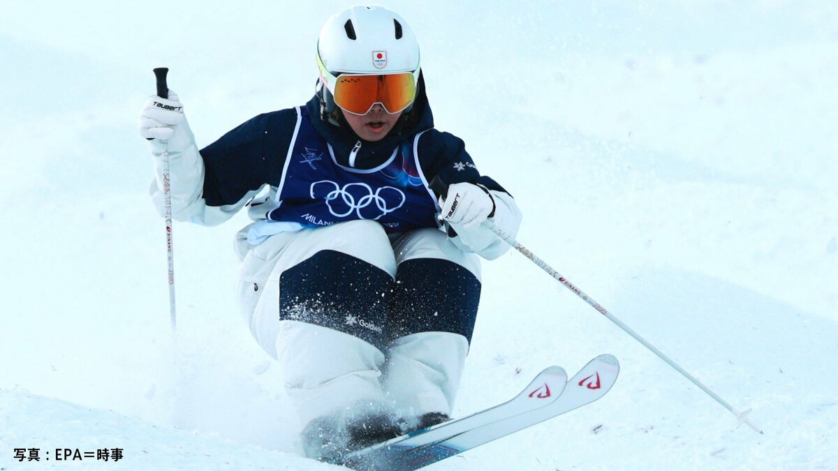 女子デュアルモーグル 冨髙日向子が7位入賞「攻め切る姿勢は見せられた」今大会金メダリストに敗れ準々決勝敗退【ミラノ五輪】