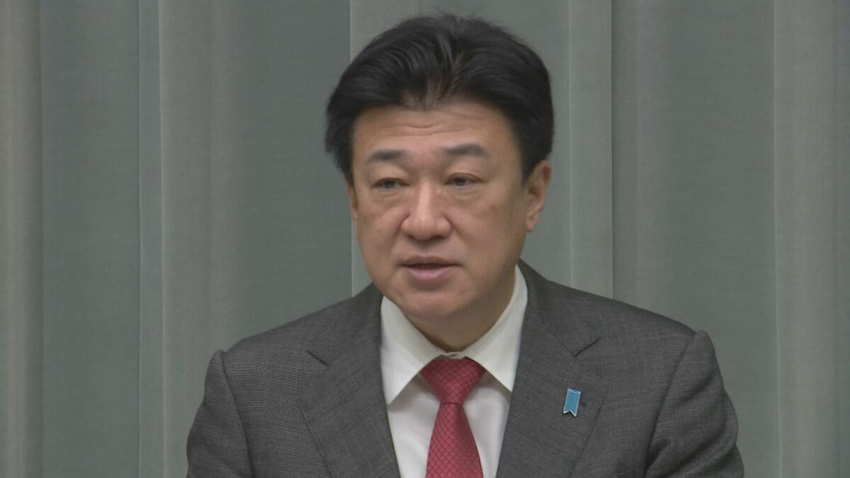 木原官房長官 ガザ暫定統治機関「平和評議会」の日本政府対応は「調整中」