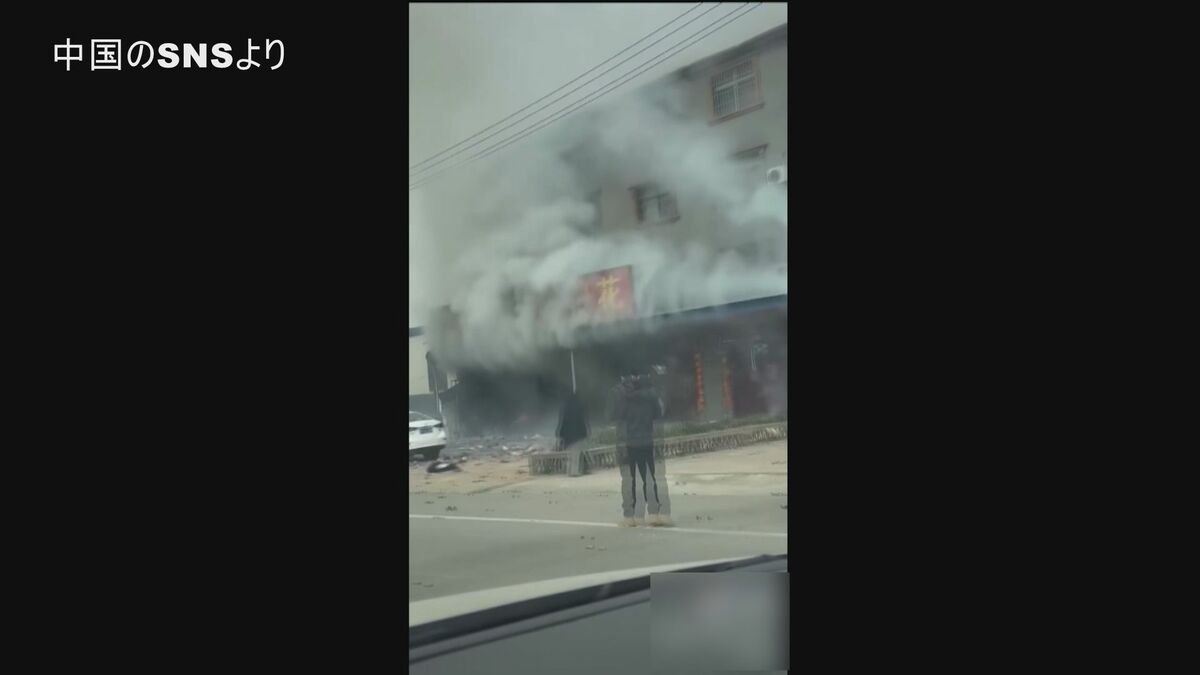 中国　湖北省の爆竹販売店で爆発12人が死亡　「春節」で多くの人が爆竹使用