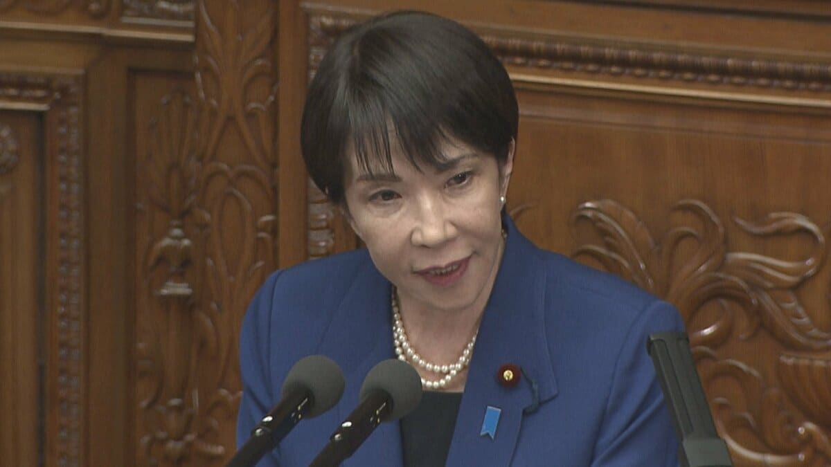 高市総理、就任後初の施政方針演説 「責任ある積極財政」など政府の基本方針説明へ