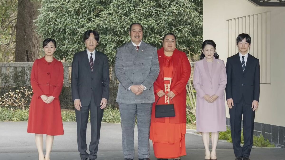 秋篠宮ご一家 トンガ皇太子夫妻と宮邸で懇談　佳子さまと悠仁さまは初面会