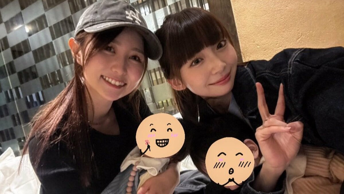 【 荻野由佳 ＆ まつきりな 】　5か月 ＆ 3か月ベビー連れで渋谷ランチ　「まだママ友そんなにいなくて　本当に貴重でうれしい！！！」「こもりっきり育児の私を連れ出してくれました」