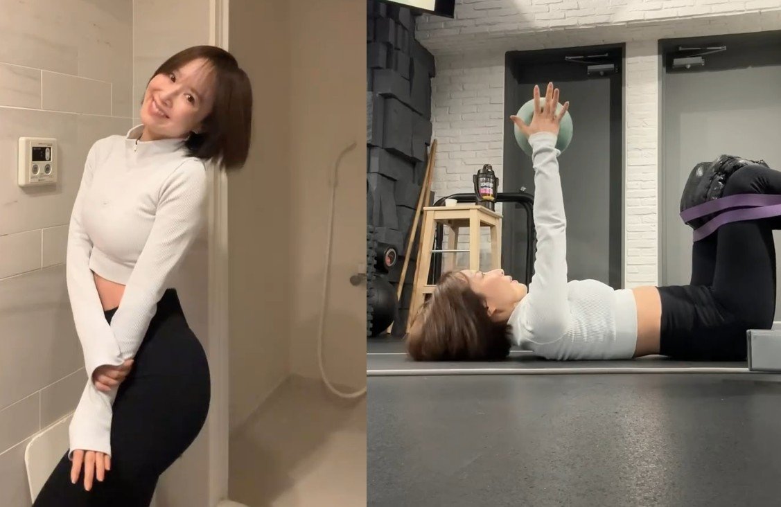 【 山川恵里佳 】　ハードなトレーニング動画を披露　「カラダが重い日でもトレーニング後はすっきり！」