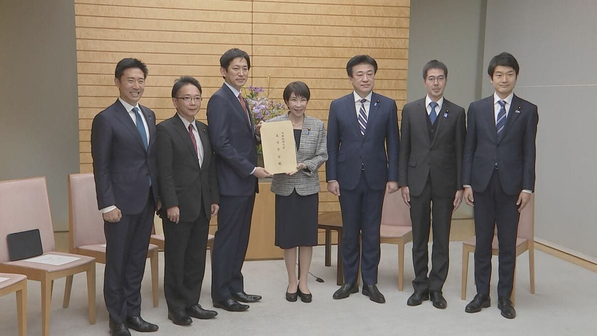 自民党 インテリジェンス機能強化に向けた提言を高市総理に提出