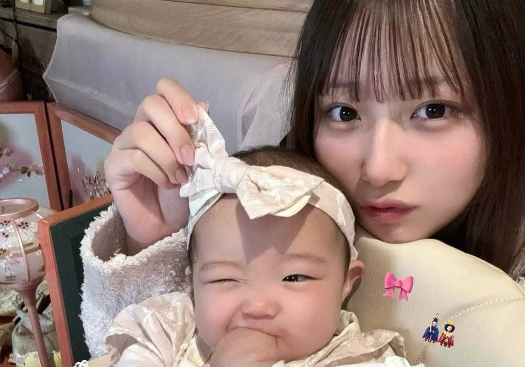 【辻希美・長女】希空 18歳下の妹・夢空ちゃんの初節句をお祝い 「ウインクしてるみたいでかわいい」