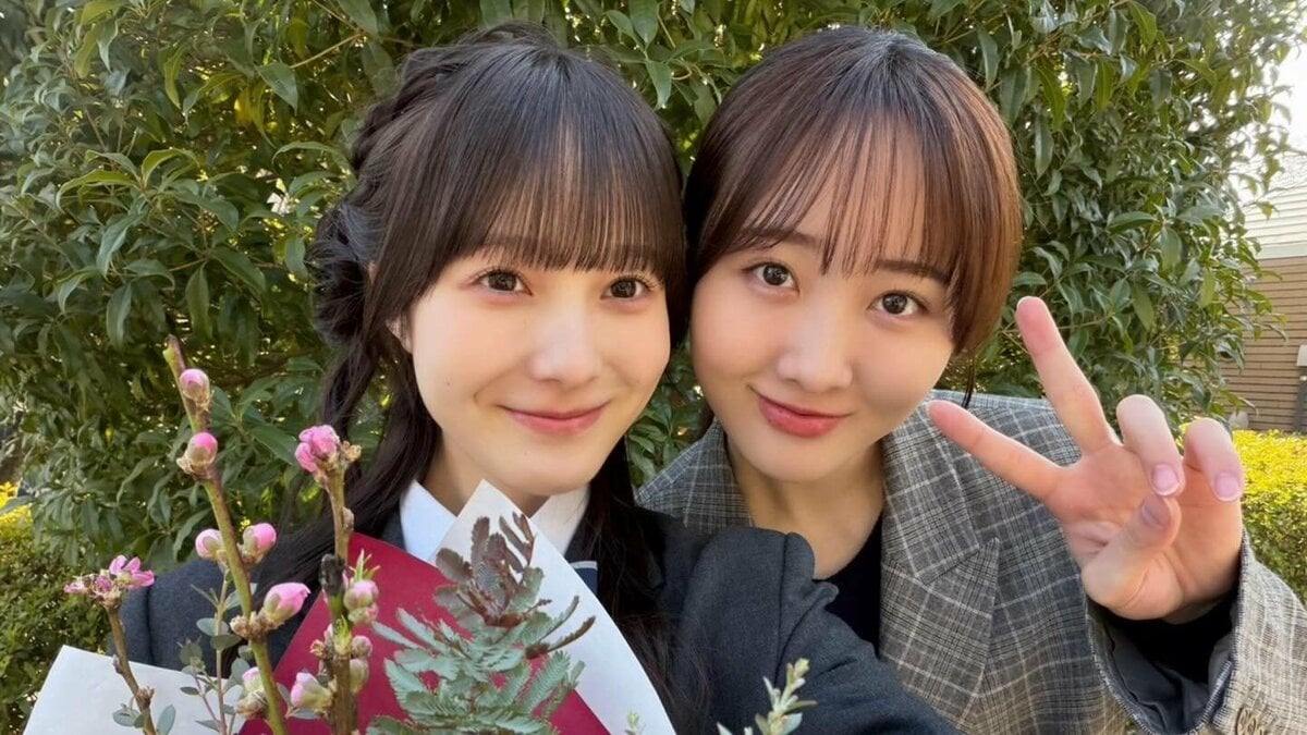 【 本田紗来 】　姉・本田望結さんが　高校の卒業式に　「みゆが卒業式に来てくれました。こんなに幸せなことはないです！」