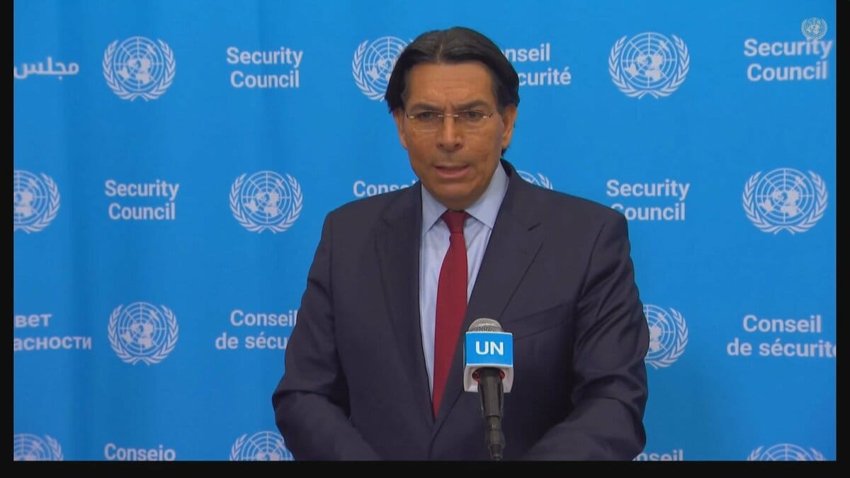 イスラエル国連大使「任務を成し遂げなければ」 停戦交渉は時期尚早との認識示す