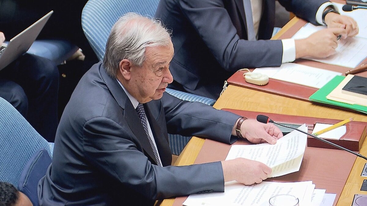 「真剣に交渉を始めるべき」 国連事務総長がイラン情勢めぐり声明