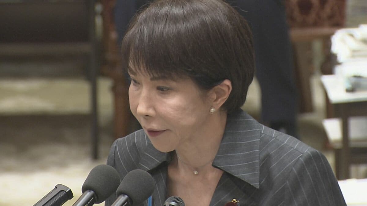 高市総理「アメリカから何ら要請ない」　中東情勢めぐりホルムズ海峡のタンカー護衛で