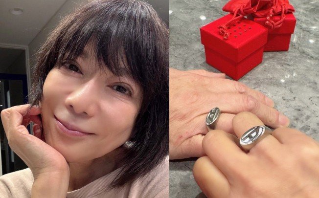 【 堀ちえみ 】　夫婦でお揃いの指輪を購入　「ありがとう　またオソロが増えたね」「こういうリング、好きだなぁ」