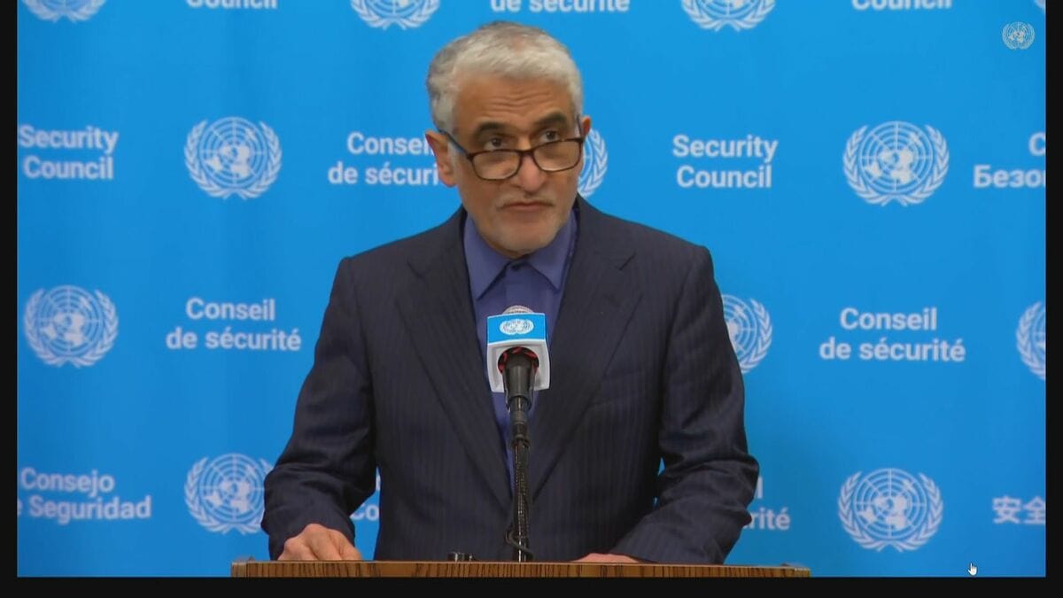 イラン国連大使　ホルムズ海峡の安全維持は「固有の権利」