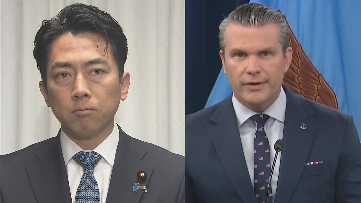 中東情勢・ホルムズ海峡めぐり、日米防衛トップが電話会談 小泉大臣「アメリカを含む関係国ともよく意思疎通していきたい」