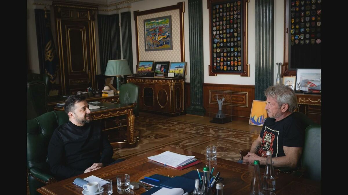 アカデミー助演男優賞ショーン・ペンさん　授賞式欠席でウクライナを訪問　ゼレンスキー大統領と面会