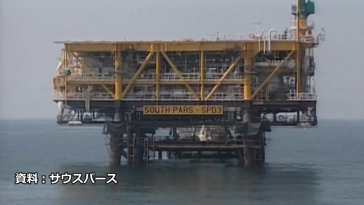 イランのガス田をイスラエル軍が空爆　イランもカタールの天然ガス拠点ある工業都市に攻撃