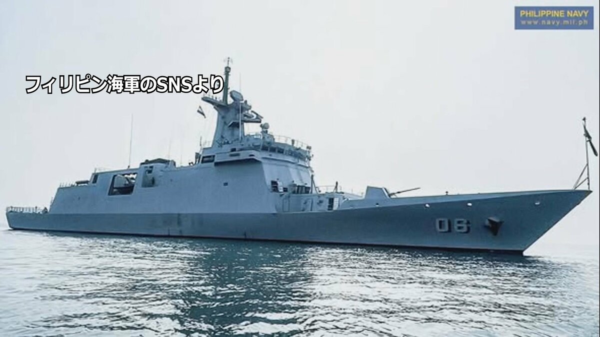 フィリピン海軍 中国軍艦が“射撃ロックオン”のレーダー照射「憂慮すべき挑発的な行為」と非難 領有権争う南シナ海のサビナ礁付近