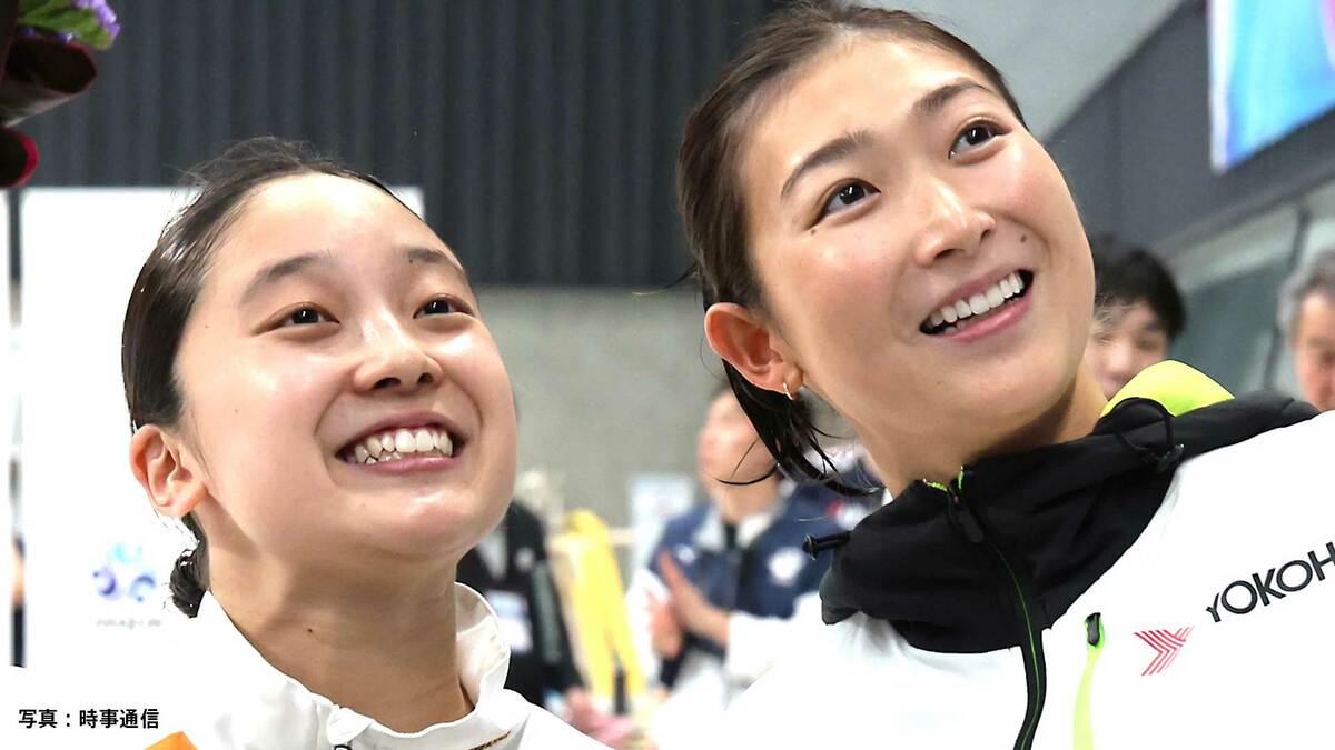 成田実生 400m個人メドレーで今大会初V、マイクにおでこをぶつけるハプニング 池江璃花子 50m自由形Vで“3冠”達成【競泳・日本選手権】