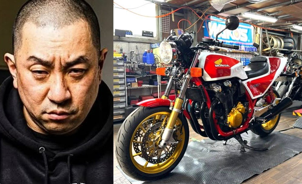 【 レイザーラモンRG 】 「特攻の拓 真嶋夏生さんの爆音スペシャルCB1100RB1風CB1100完成しました」