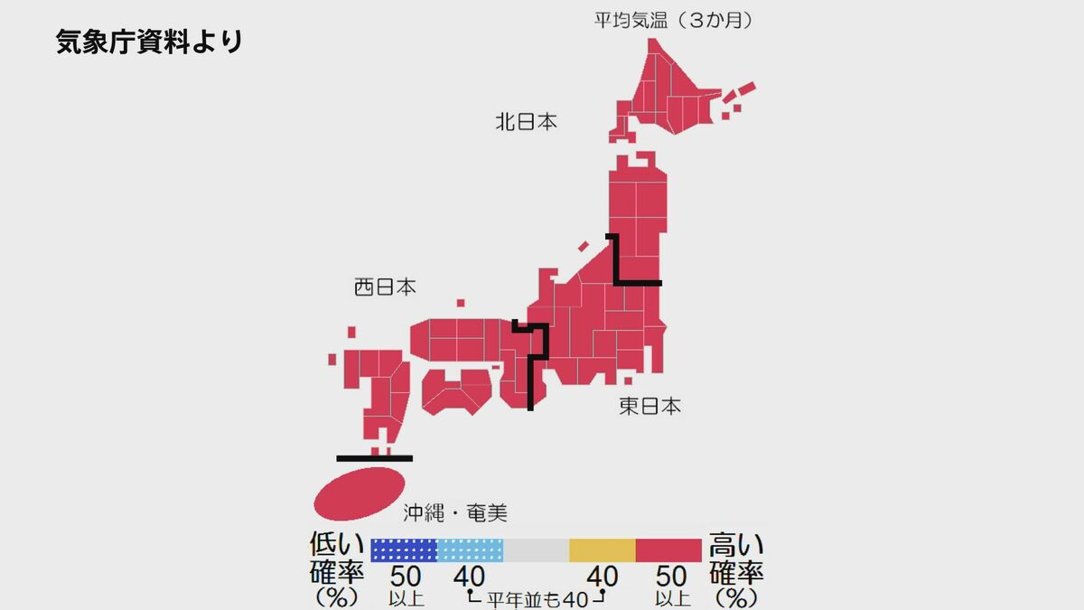 今年4～6月は全国的に高温傾向「5月でも真夏日の可能性　早めに暑さへの備えを」気象庁3か月予報