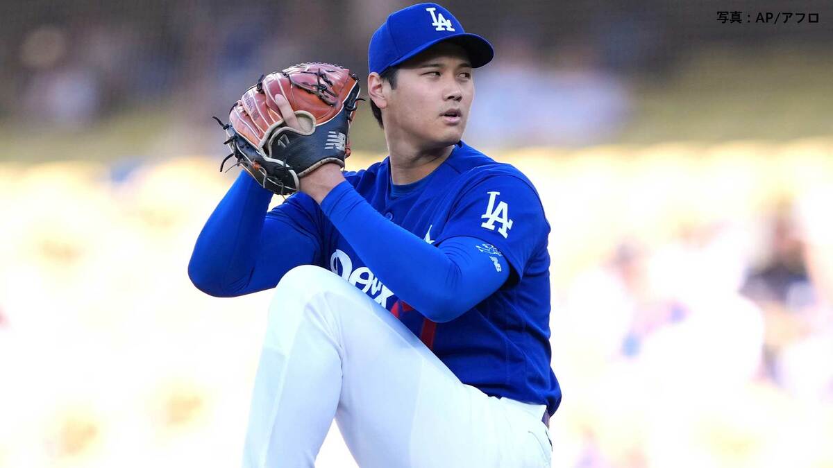 大谷翔平 今季初の“二刀流”5回途中11奪三振、MAX159キロ、制球に苦しんだがカーブを効果的に使い奪三振ショー