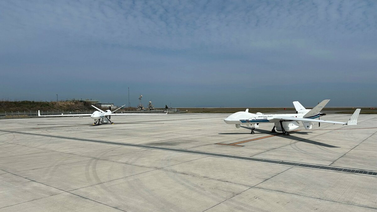 海上保安庁 無人航空機「シーガーディアン」を新たに2機導入 上空からの監視能力強化 計5機態勢で周辺海域の警戒・人命救助などに当たる