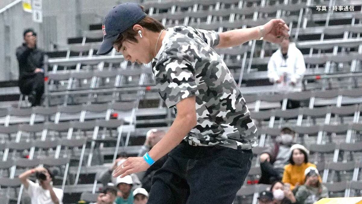 堀米雄斗5位で表彰台逃す...優勝は白井空良 最終トリックで首位に、女子は赤間凛音がパリ五輪金銀対決制す【スケートボード】