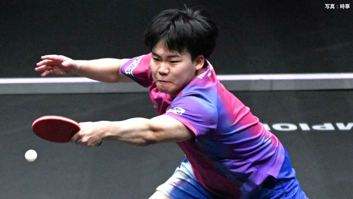 18歳・松島輝空が決勝進出！7度目の正直でフルゲームの激闘を制す　日本男子初の金メダルへあと1勝【卓球W杯男子】