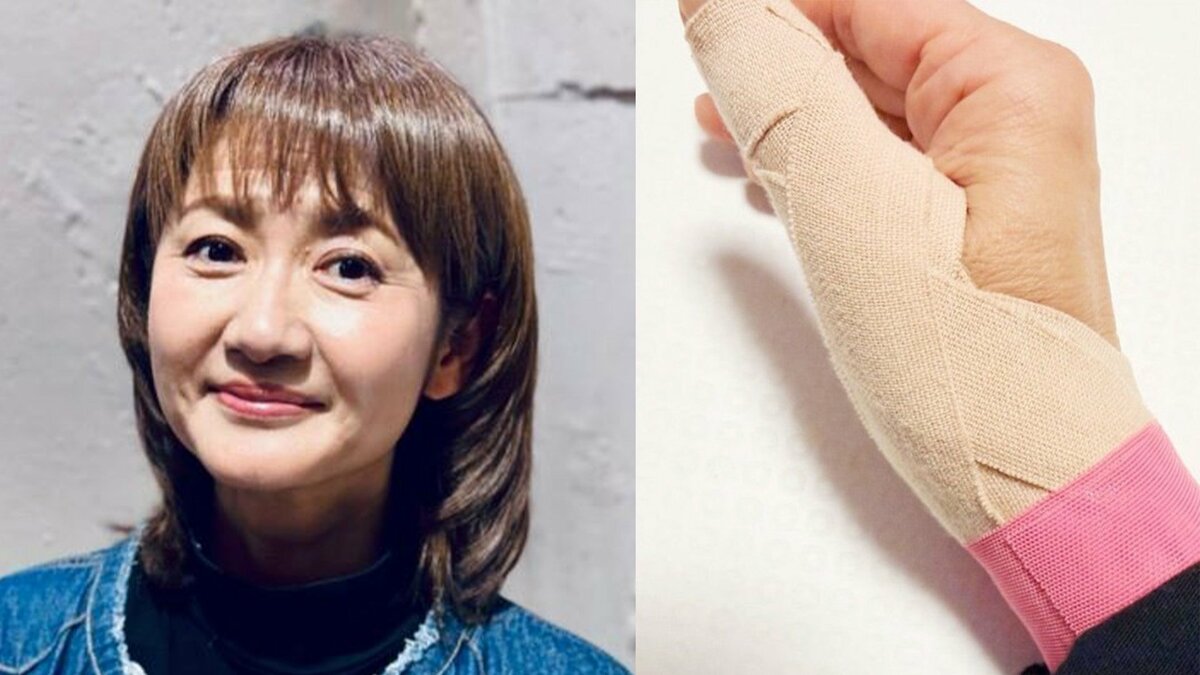 【がん闘病】古村比呂さん 「身体が重だるくゴロゴロしています」　「腱鞘炎」診断の右手は「負担がかからないよう　左手でやれることはやるように心がけて動くと　倍の時間がかかります」