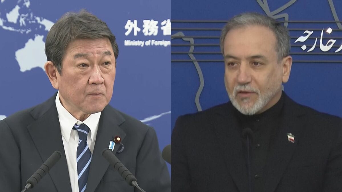 茂木外務大臣 イラン外相と3回目の電話会談 事態の早期鎮静化や関係国の外交的取り組みに真摯に向き合うよう要請