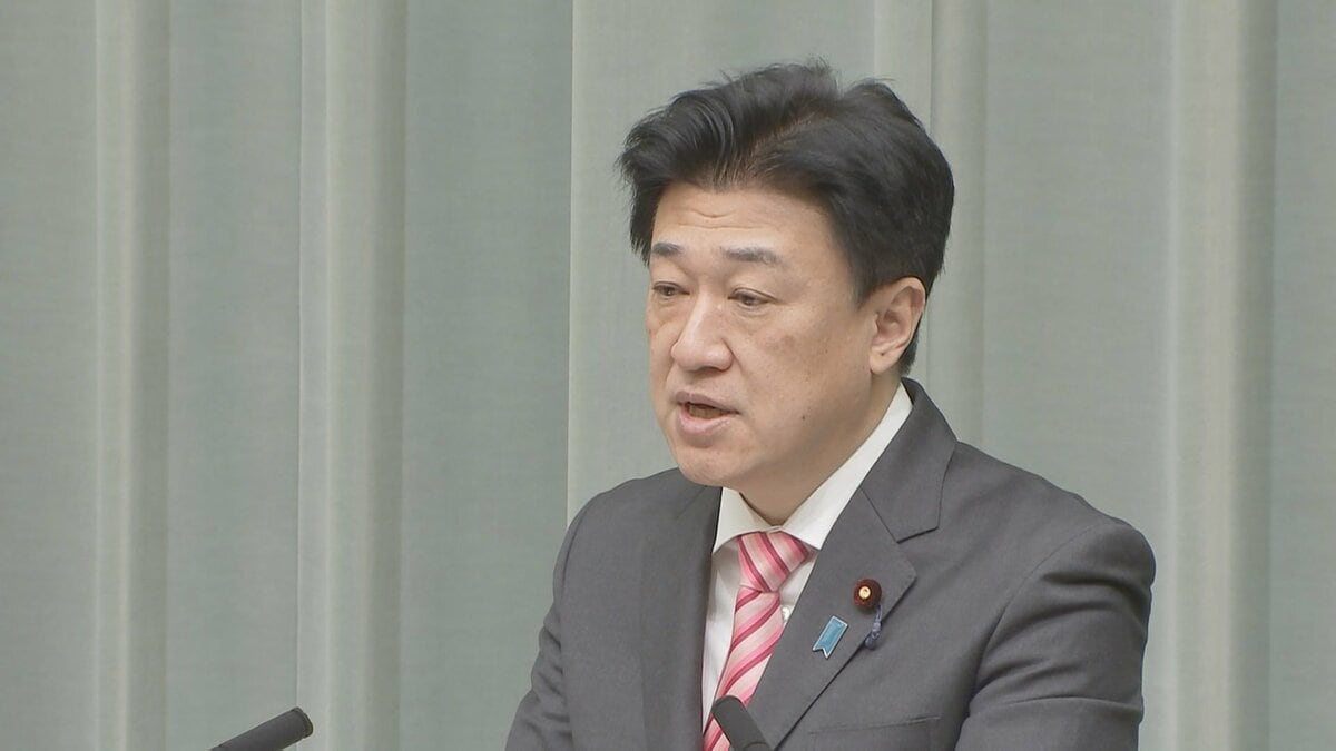 木原官房長官「日本領域などへの飛来は確認ない」 北朝鮮が8日午前に短距離弾道ミサイル数発を発射