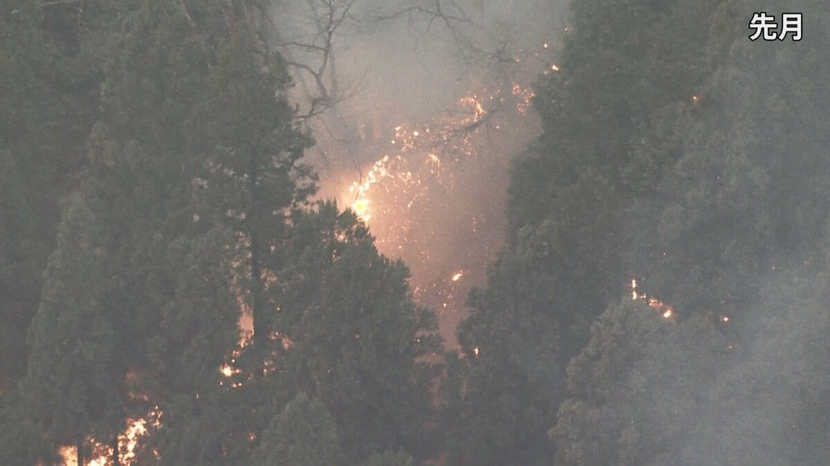 群馬県上野村の山林火災 発生から19日目のきょう ようやく鎮火