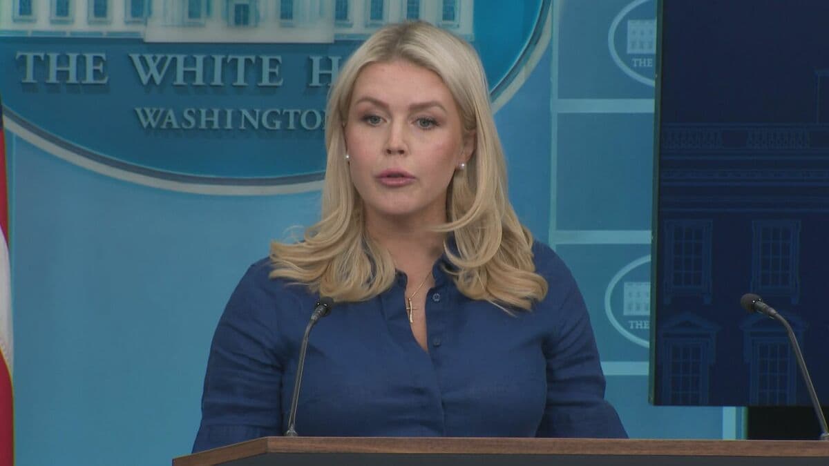 ホワイトハウス報道官 イラン情勢めぐり「中国政府の最高レベルと対話」「トランプ大統領は習近平国家主席と良好な関係築いている」