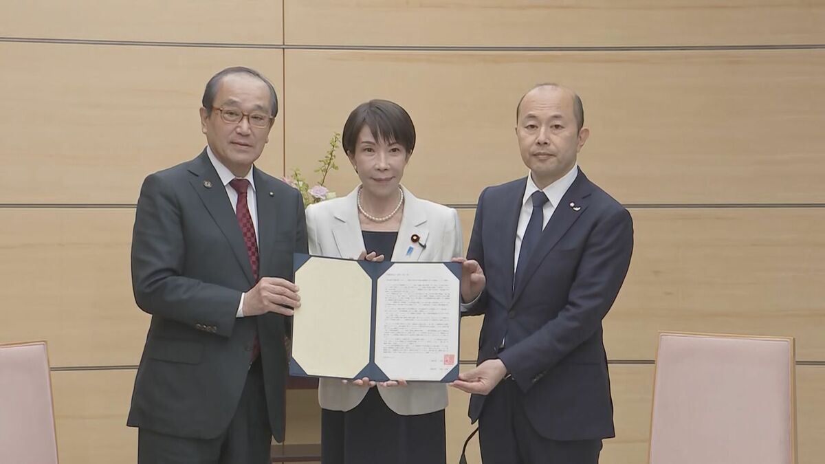 高市総理が広島市長・長崎市長らと面会 核兵器禁止条約会議への参加に言及なく非核三原則は話題に上がらず