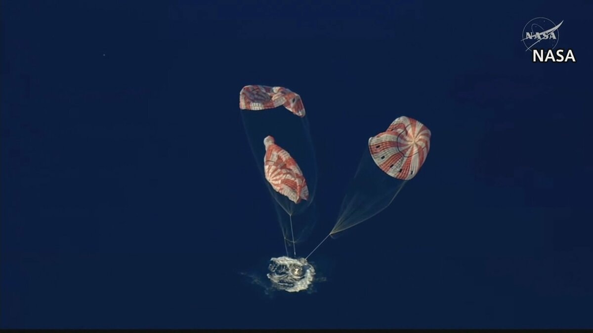 【速報】「アルテミス計画」宇宙船が地球に帰還　史上最も遠い地点へ到達